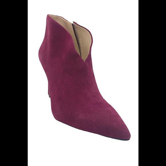 Vince Camuto Pointy Toe Heeled Booties Sestrinda Ribbon Red - Medium - Picture 2 of 5